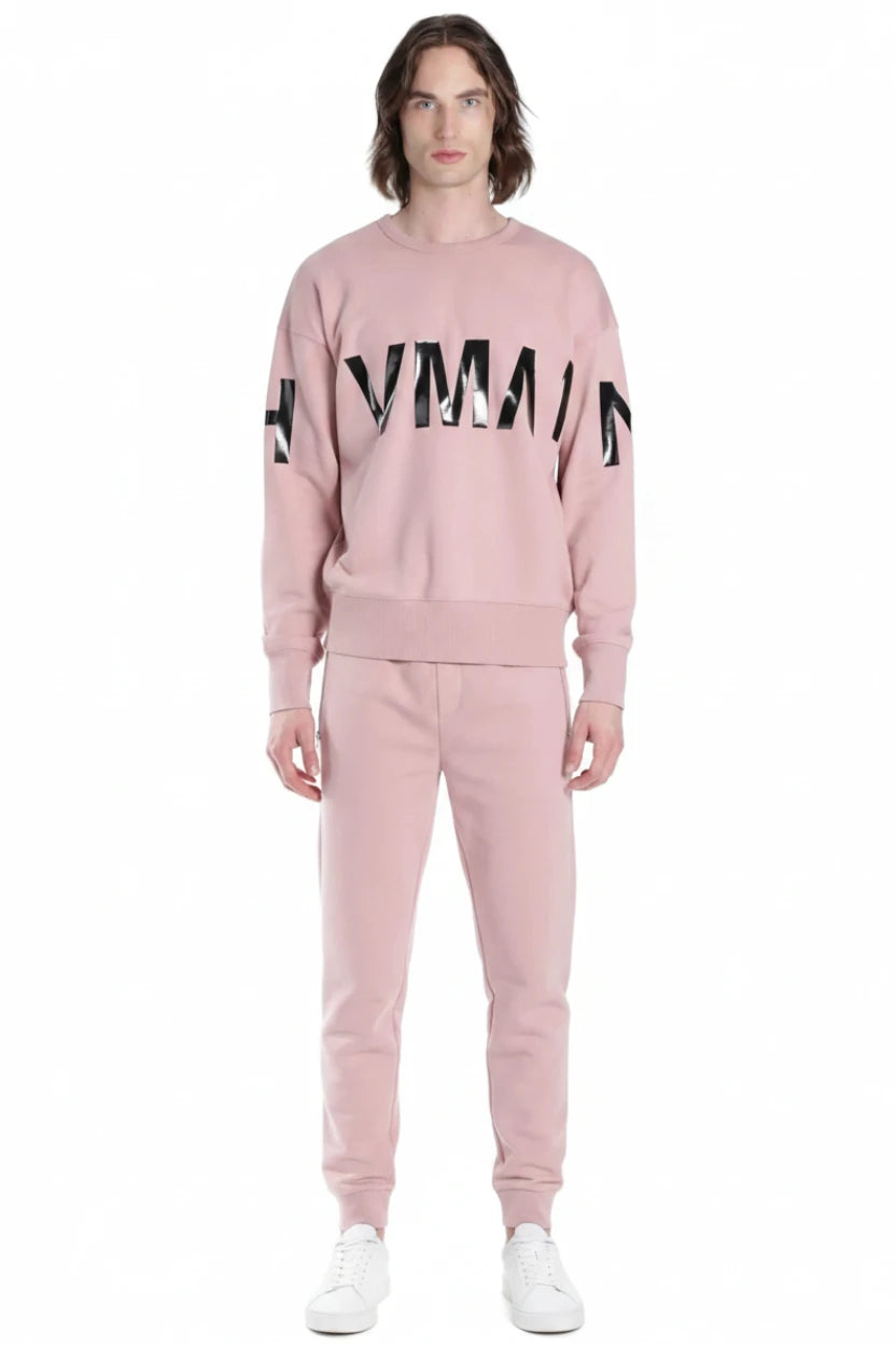 Cult 'HVMAN' Crewneck Sweatshirt 'Dusty Pink'