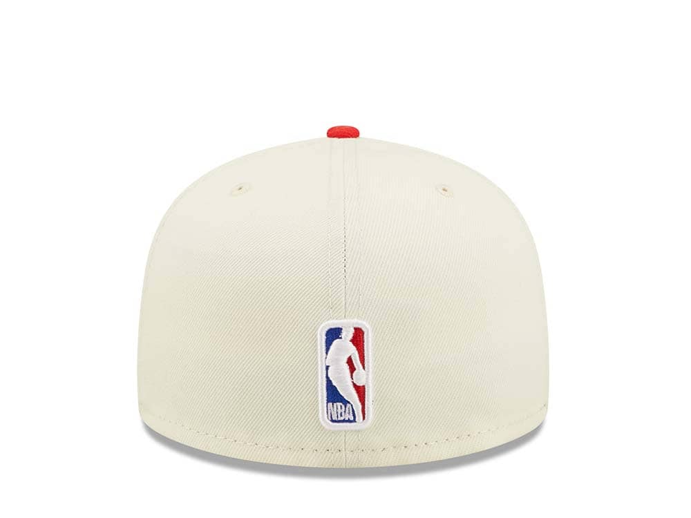 New Era Toronto Raptors 2022 NBA Draft Fitted Hat 'Cream/Red'