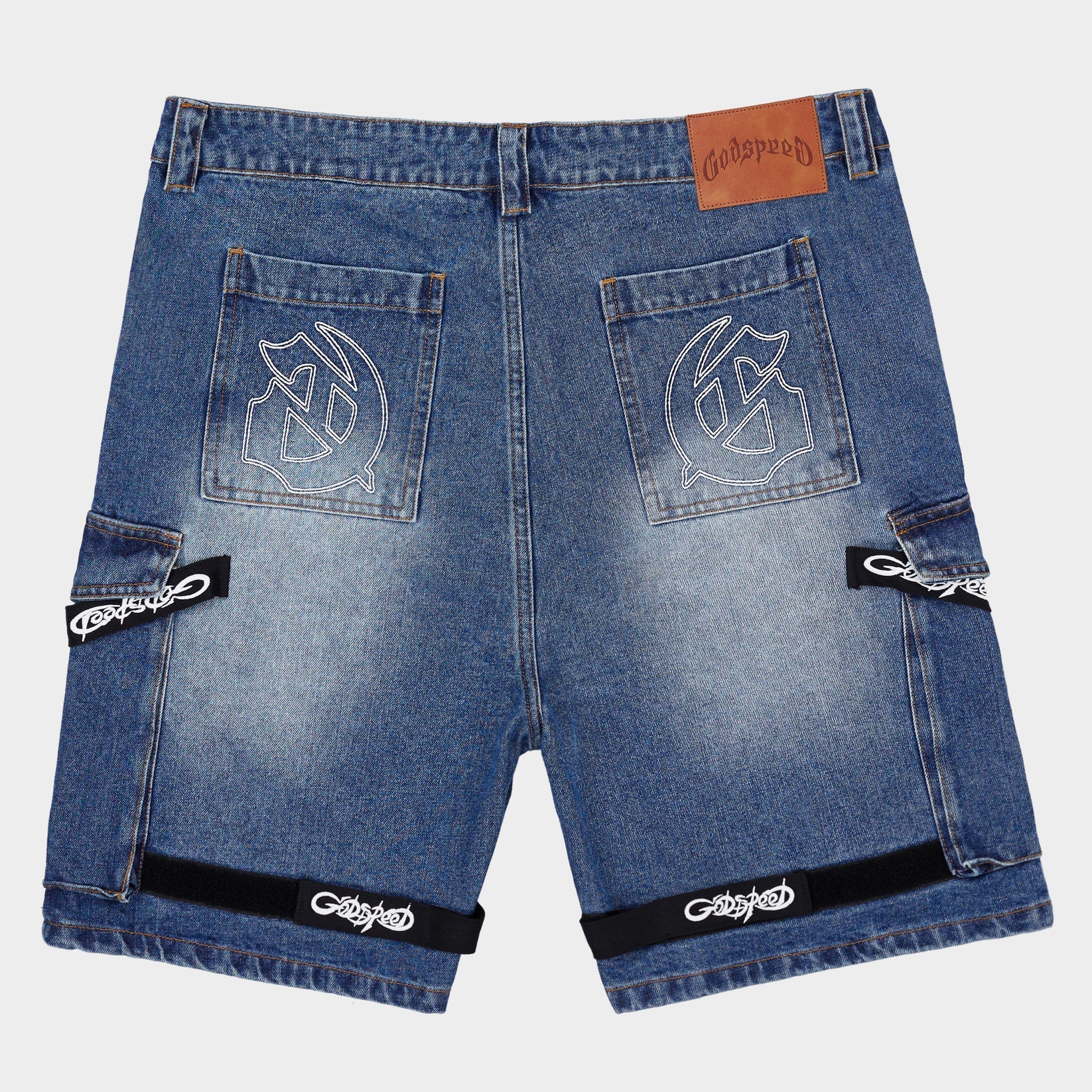 Godspeed Utility Denim Shorts 'Blue'