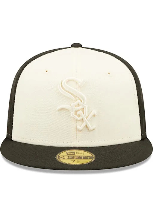 New Era Chicago White Sox Tonal 2 Tone Fitted Hat 'Black'