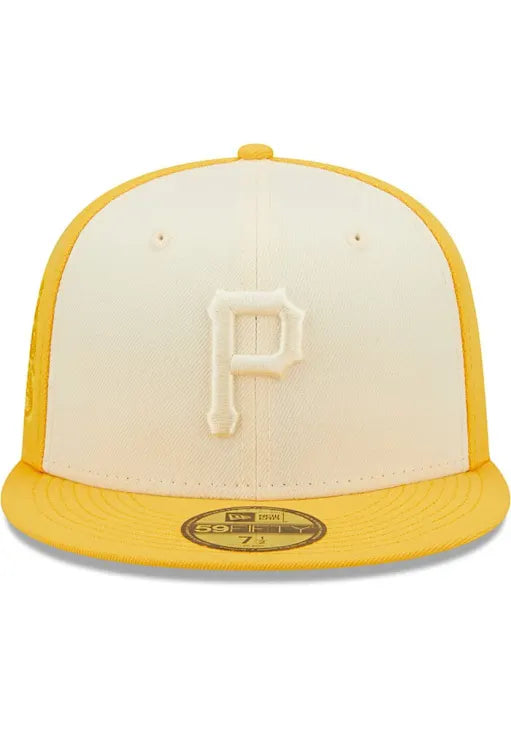 New Era Pittsburgh Pirates Yellow Tonal 2 Tone Fitted Hat 'Yellow'