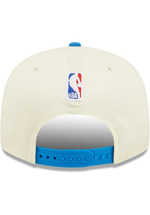 New Era Oklahoma City Thunder 2022 NBA Draft Snapback Hat 'Cream/Blue'