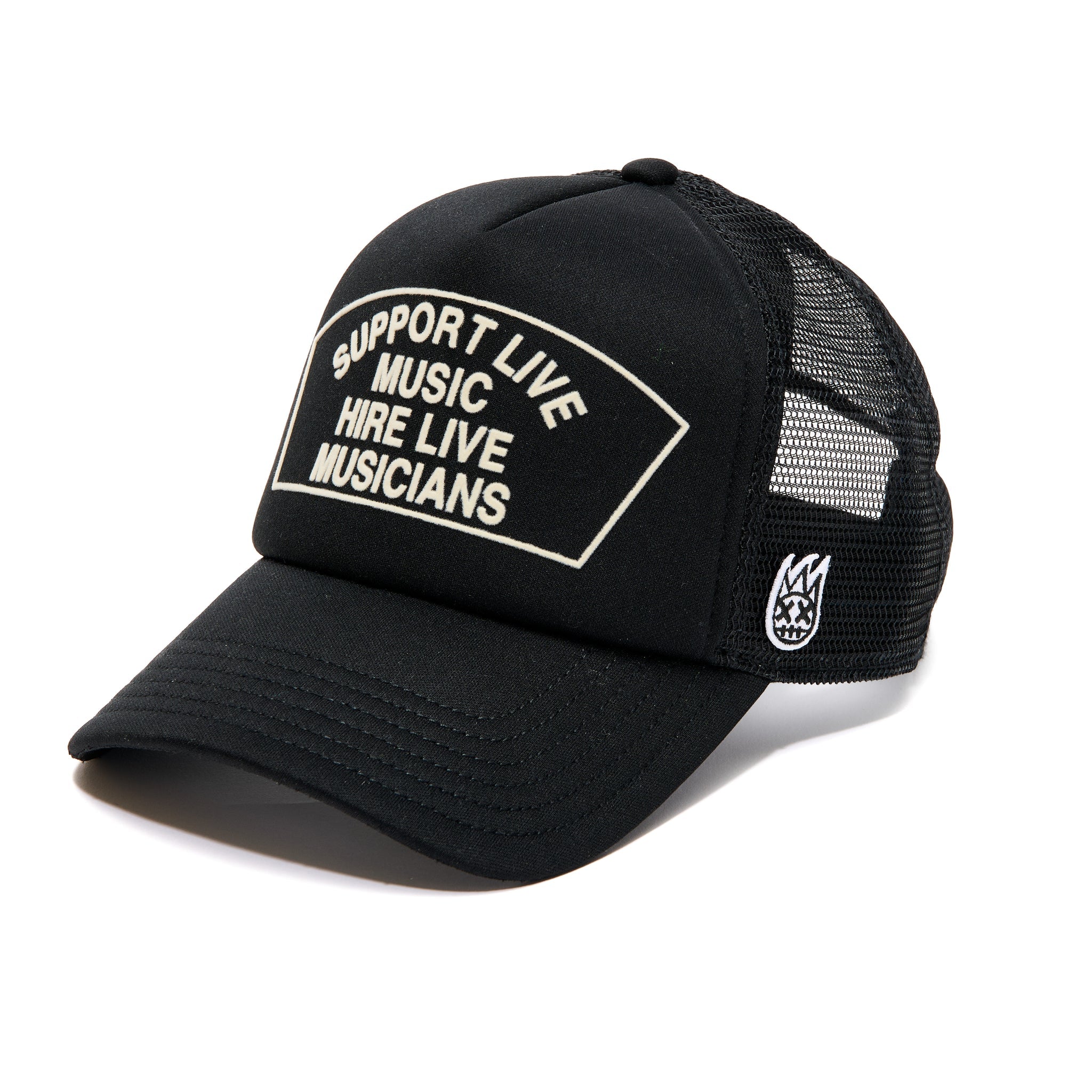 Cult "Support Live Music" Trucker Hat 'Black'
