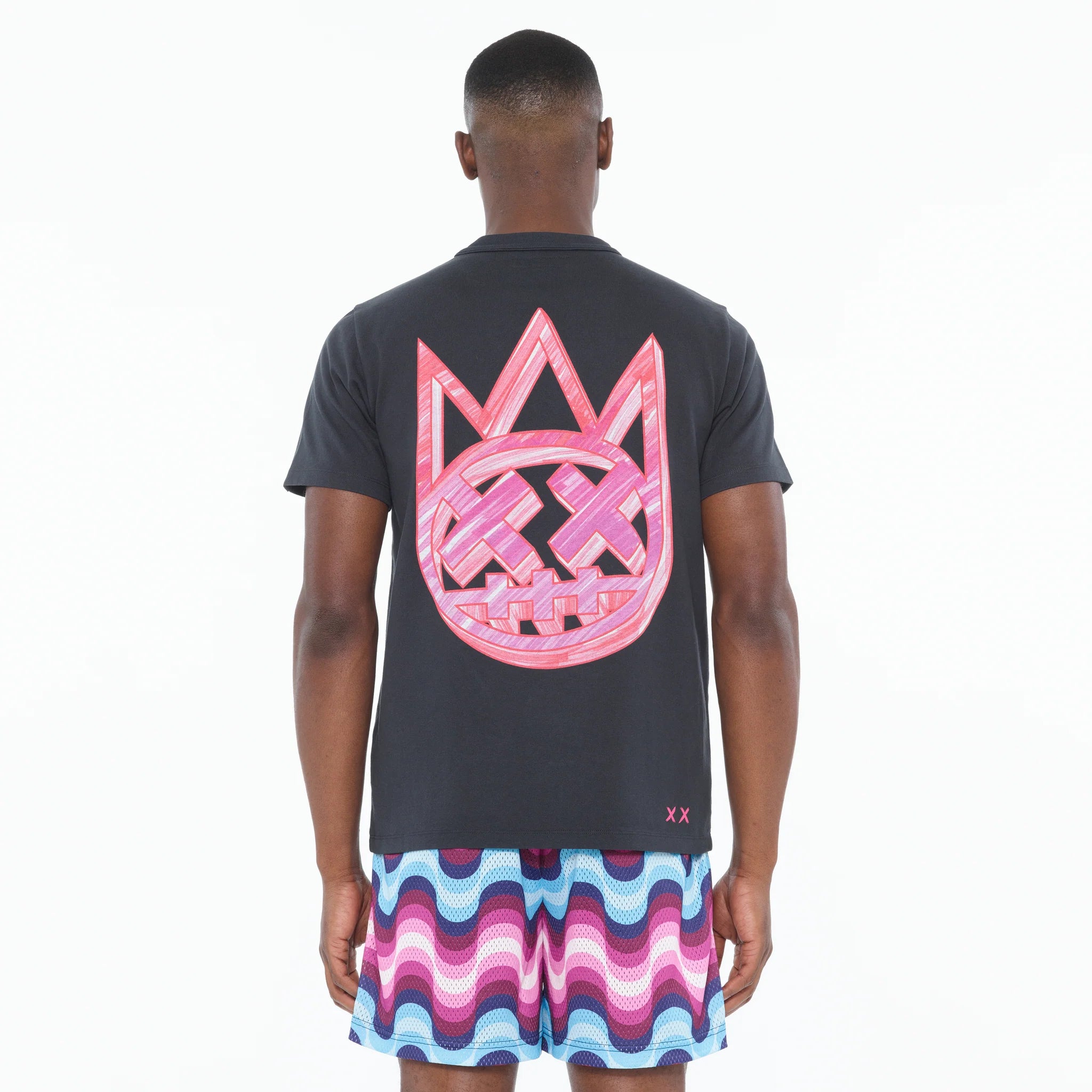 Cult "Marker Logo" Short Sleeve Crew Neck T-Shirts 'Steel'
