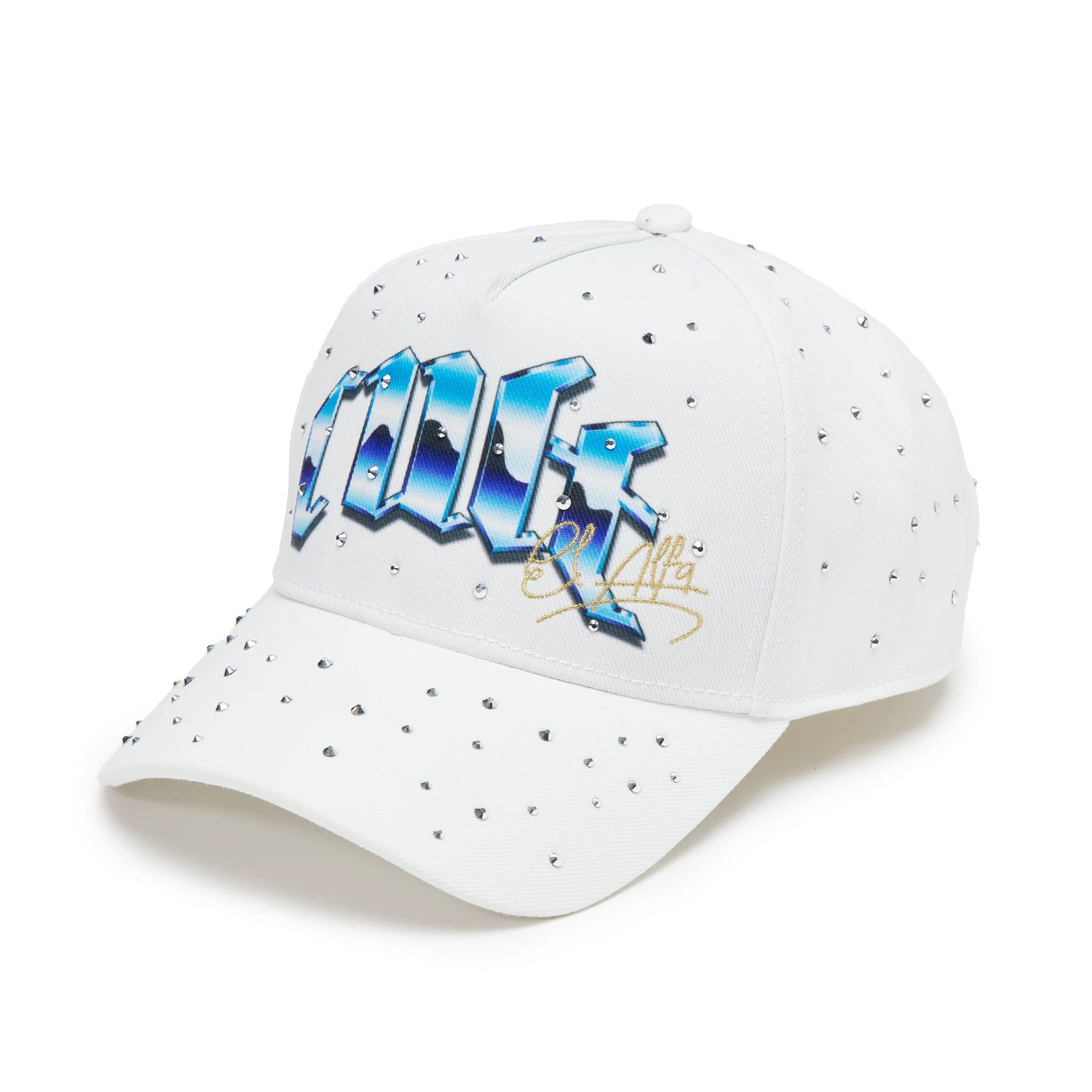 Cult x El Alfa Premium Logo Trucker Hats 'Winter White'