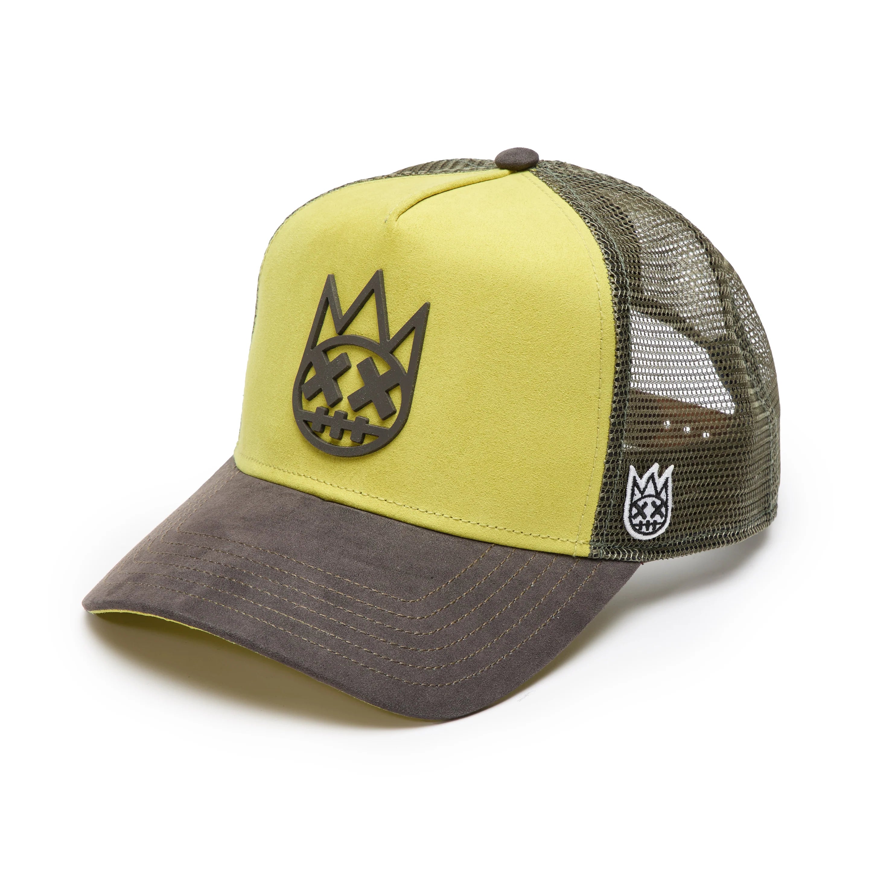 Cult Shimuchan Logo Mesh Back Trucker Hat 'Green Sheen'