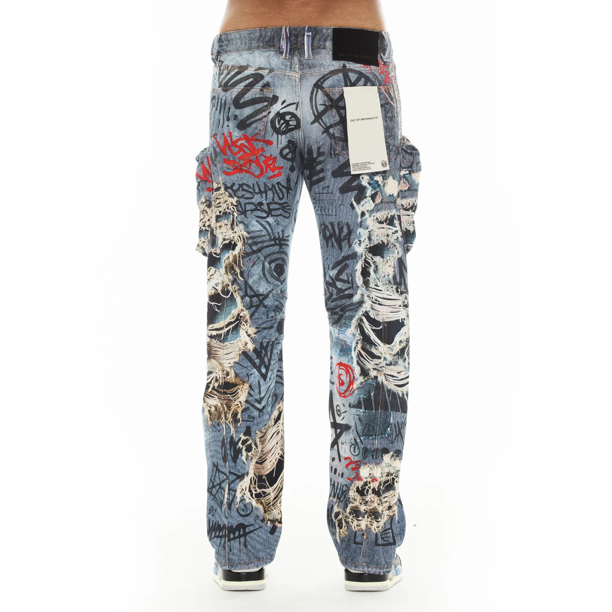 Cult's Grunge Baggy 607 Jeans 'Digital'