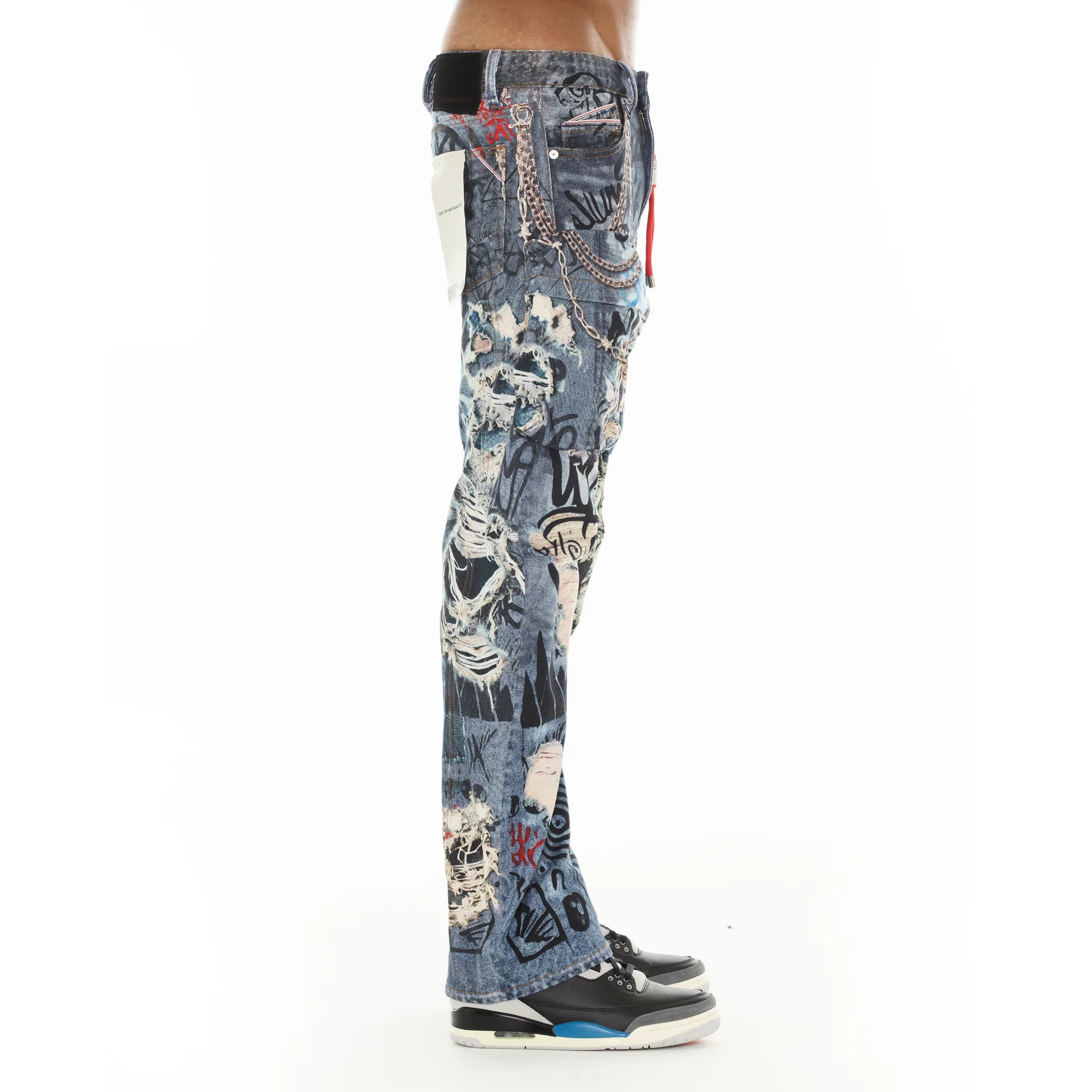 Cult's Grunge Baggy 607 Jeans 'Digital'