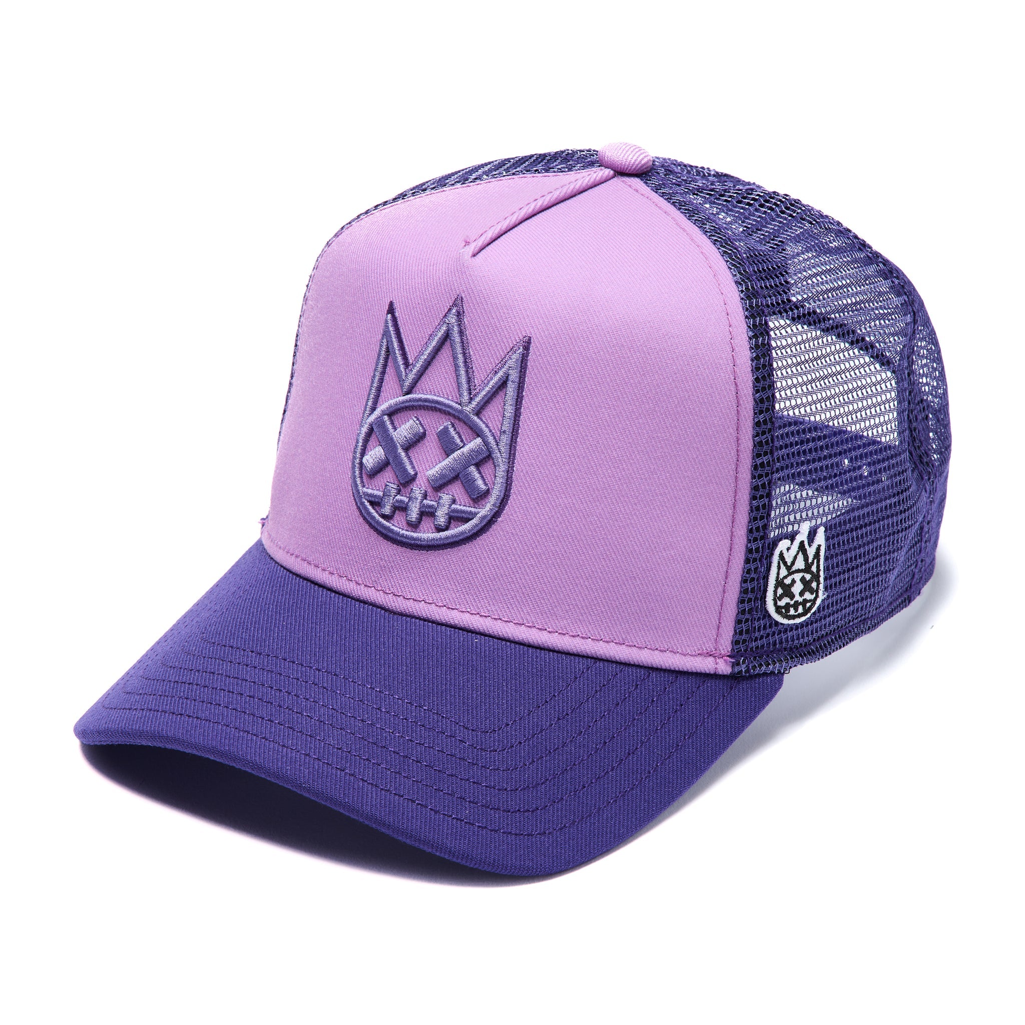 Cult's Logo Mesh Back Trucker Hat 'Dusty Lavender'