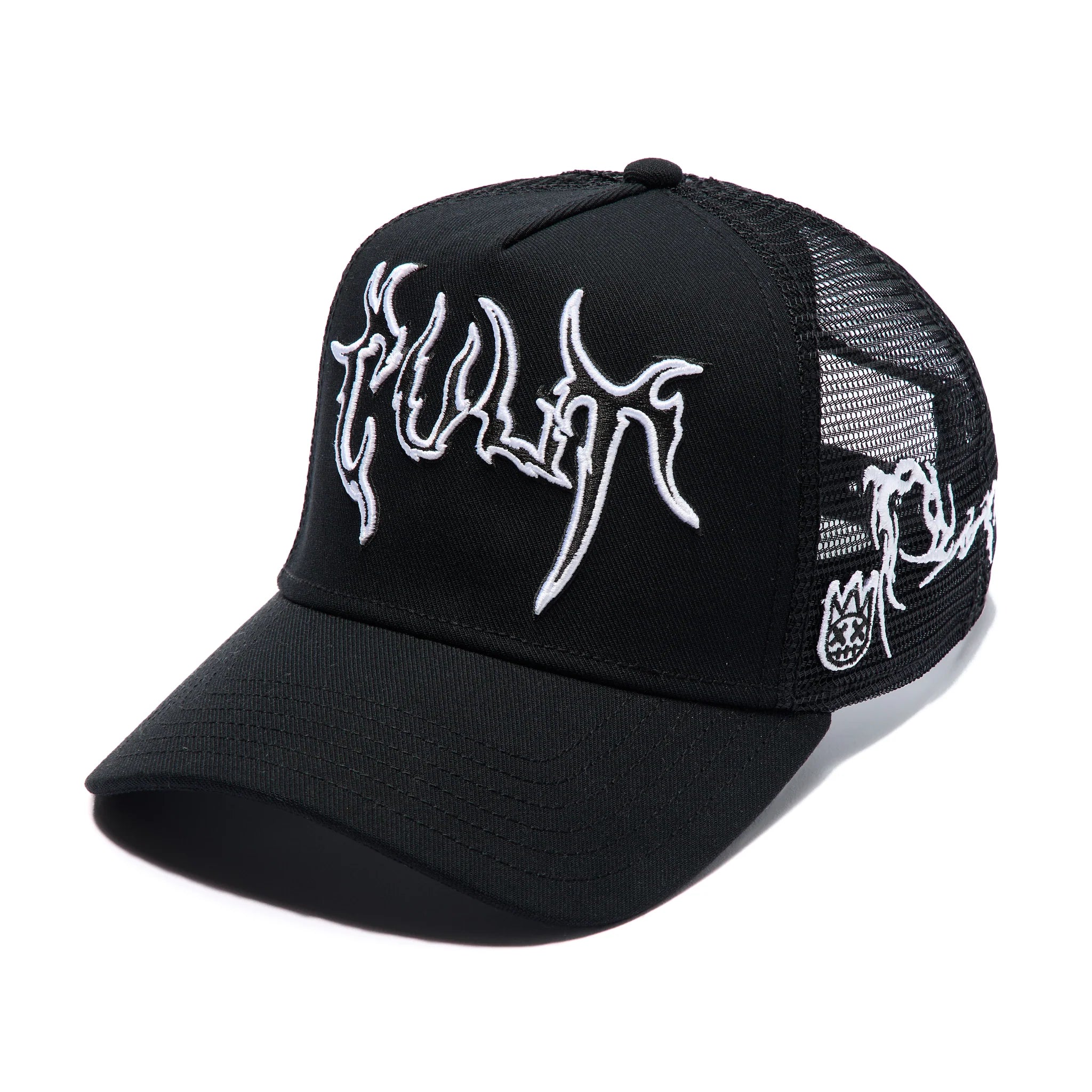 Cult Mesh Back "Raven" Trucker Hat 'Black'