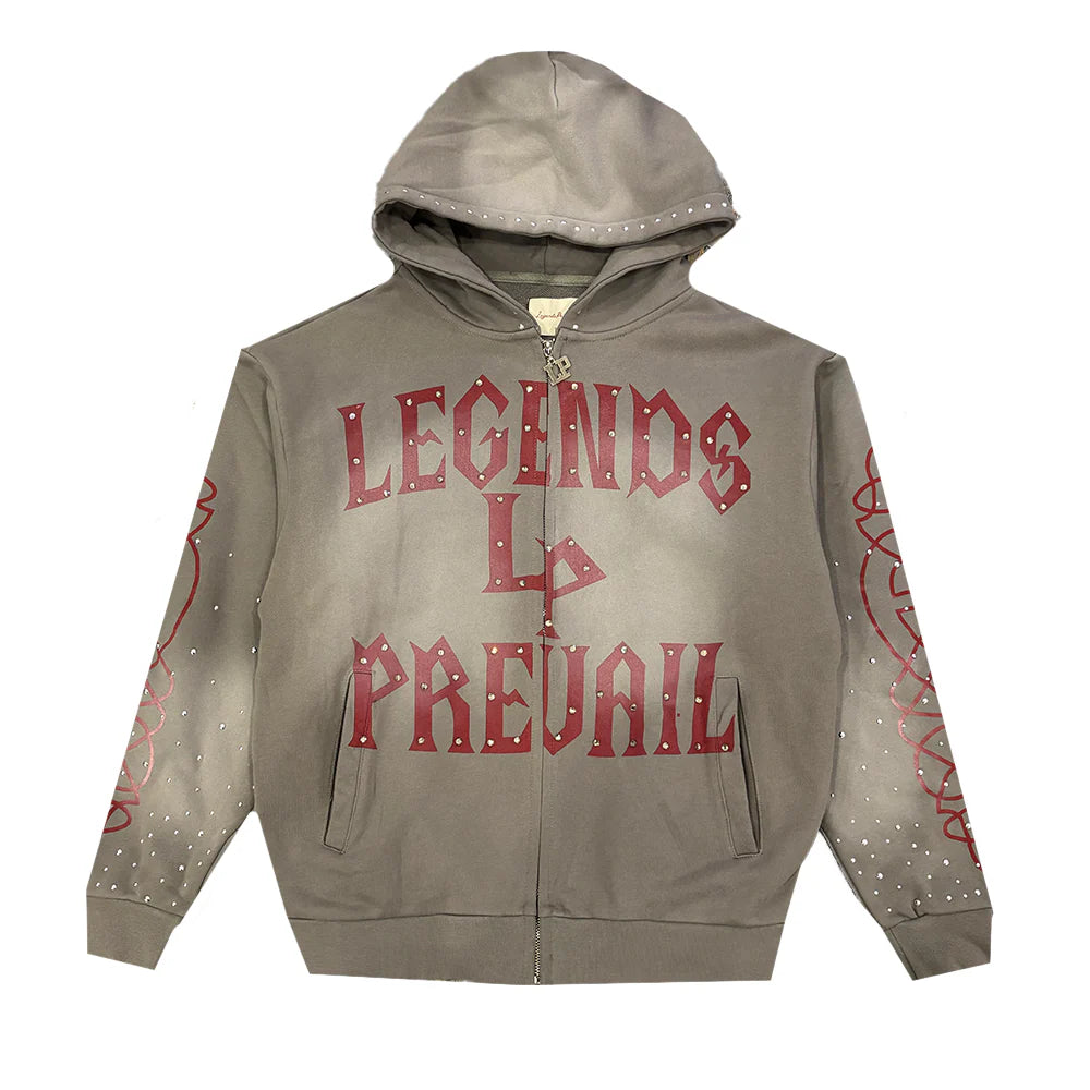 Legends Prevail Studded Sweatsuit 'Grey'