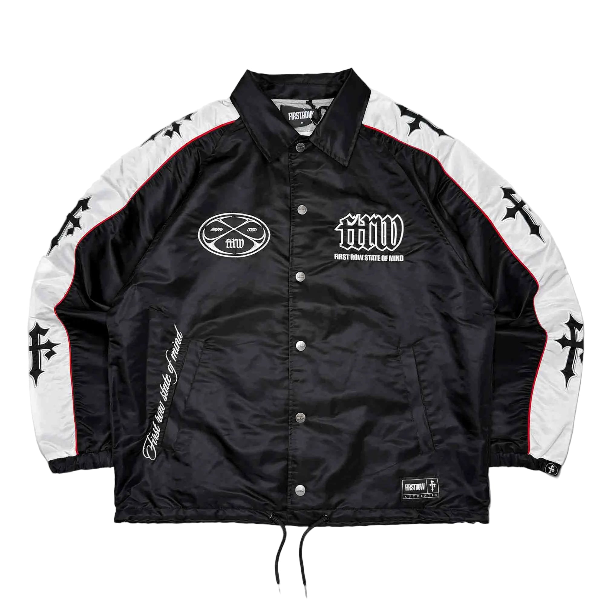 First Row State Of Mind Racer Track Jacket 'Black'