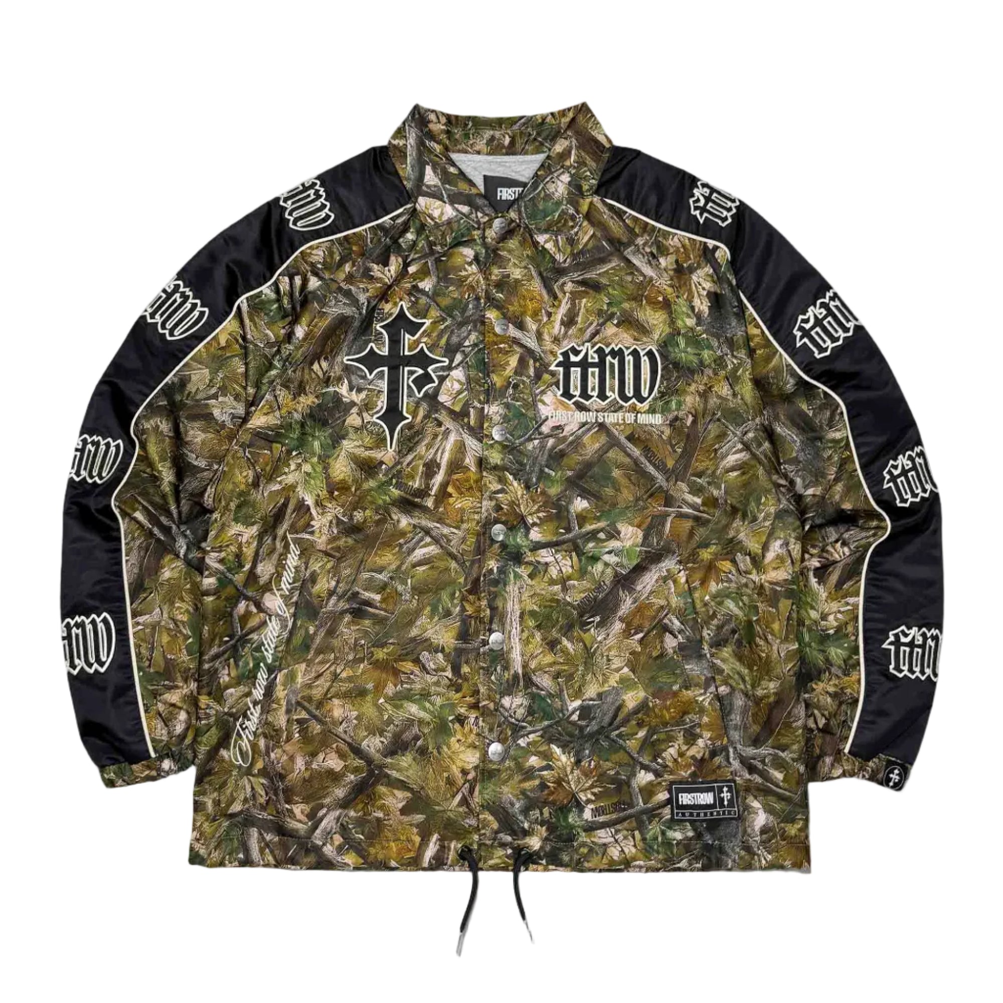 First Row State Of Mind Coach Jacket 'Camo'