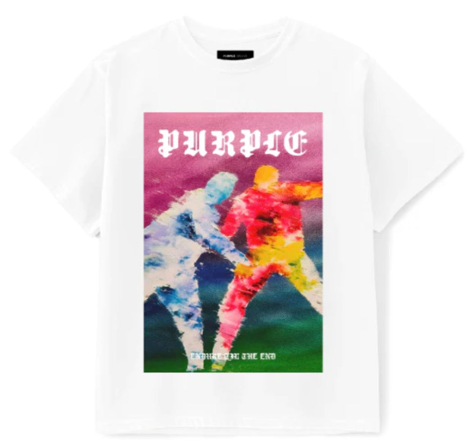 Purple Brand Textured Inside Out T-Shirts “Endure The End”