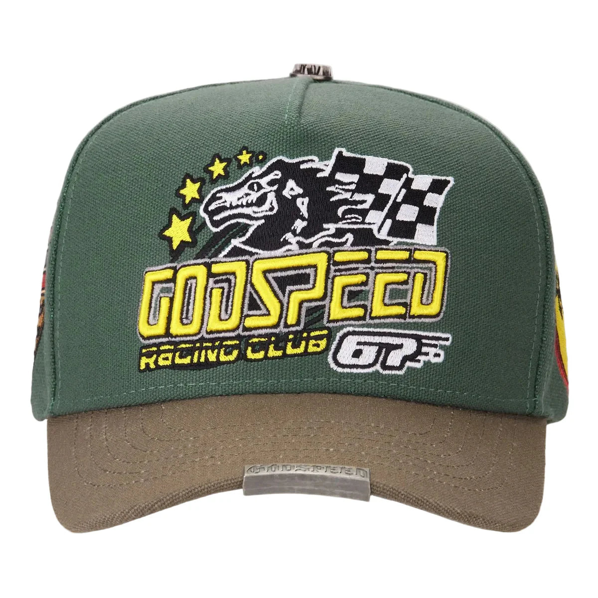 Godspeed GRC Members Snapback Hat 'Green/Brown'