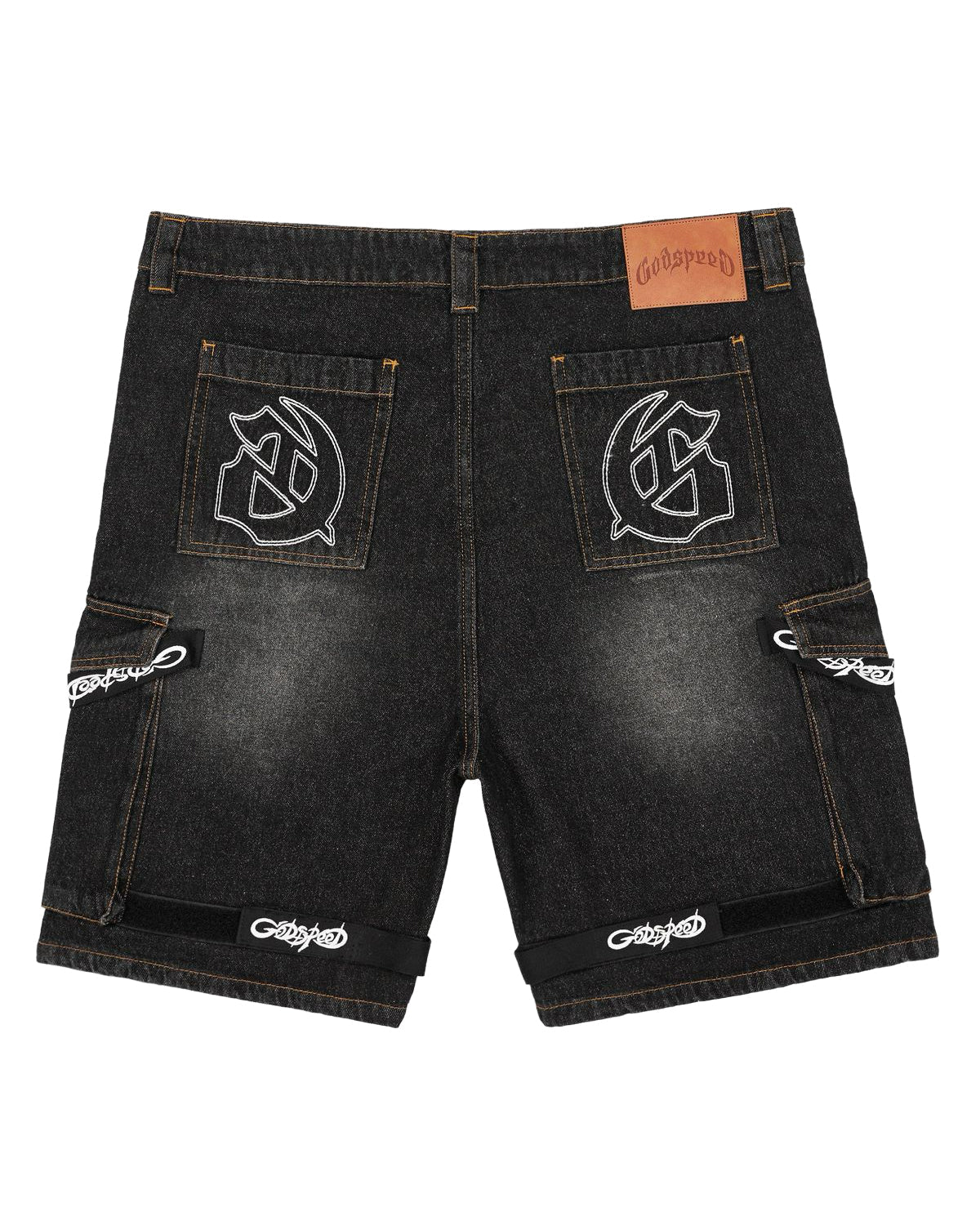 Godspeed Utility Denim Shorts 'Black'