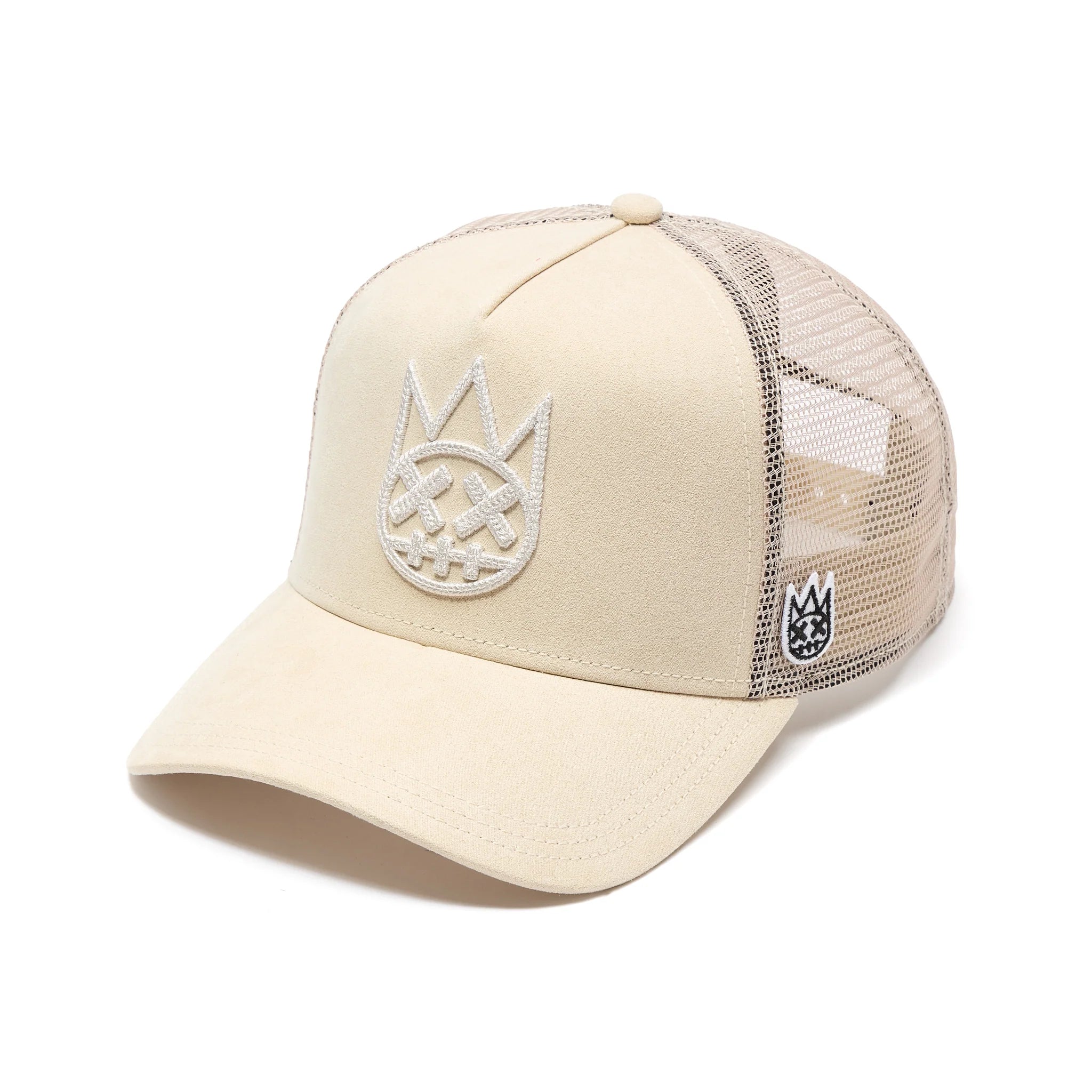 Cult's Logo Mesh Back Trucker Hat 'Cream'