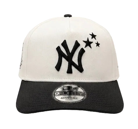 New Era A-Frame New York Yankees 1999 World Series Snapback Hats 'Creme/Black'