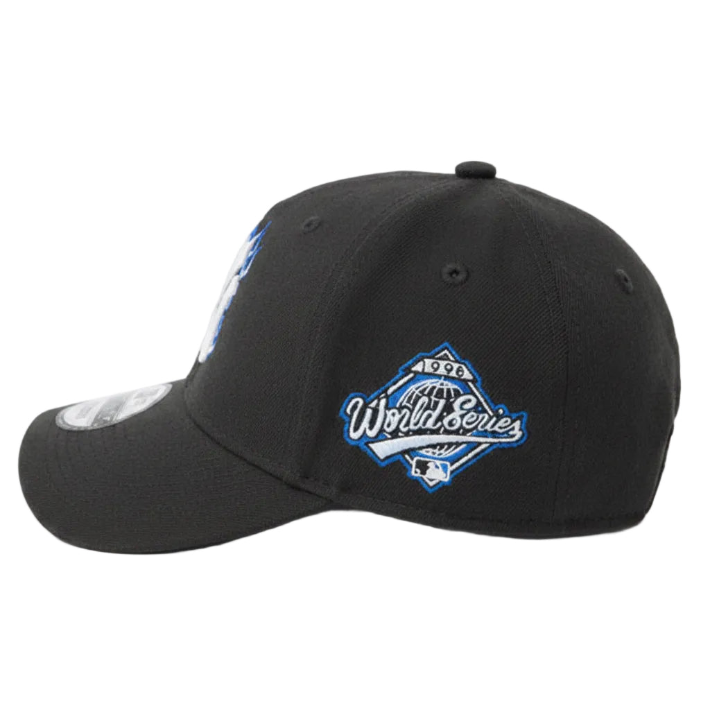New Era New York Yankees A-Frame Flame Snapback Hats 'Black/Blue'