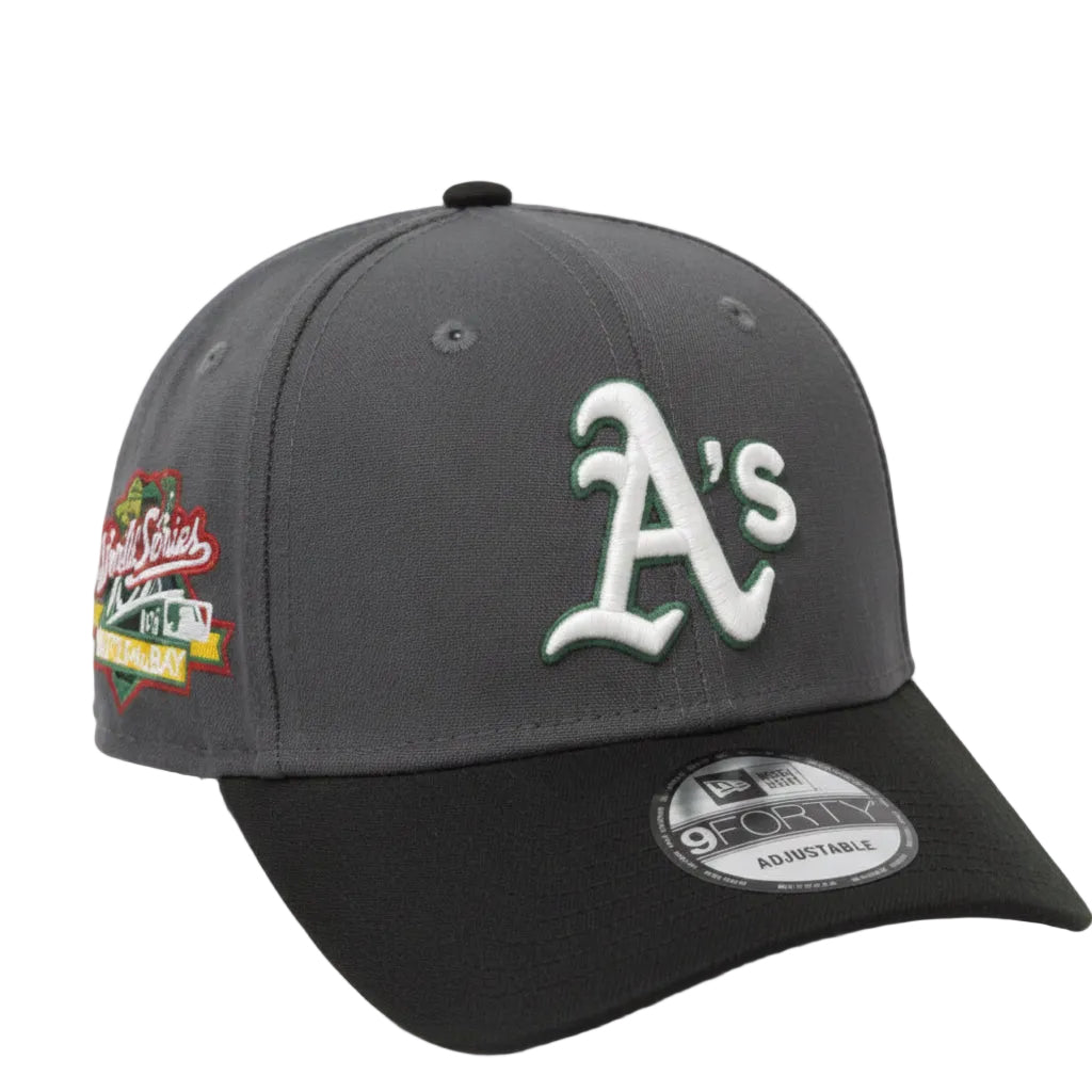 New Era Las Vegas A's A-Frame Battle Of The Bay World Series Snapback Hat 'Black/Green'