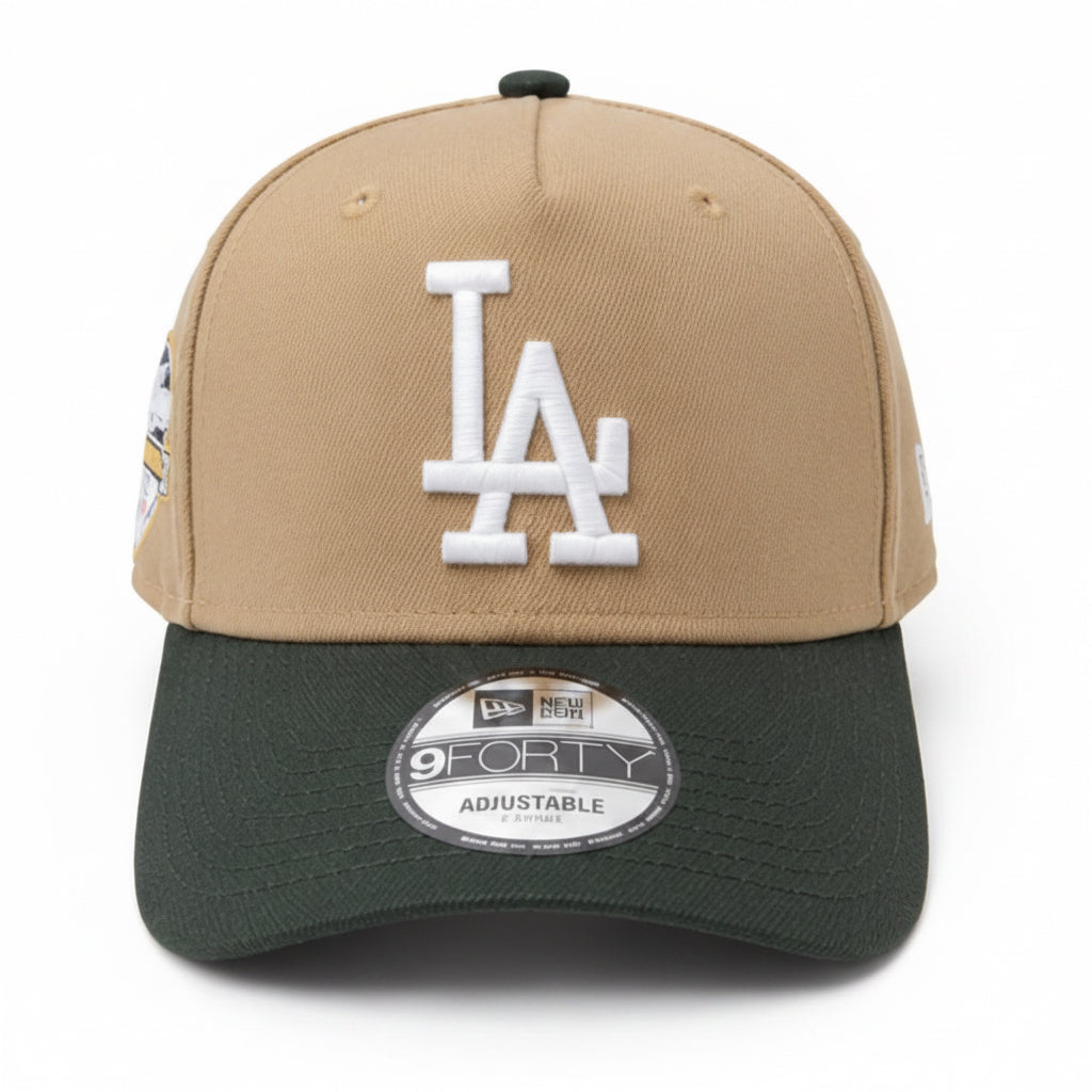 New Era Los Angeles Dodgers 2025 World Series A-Frame Snapback Hats 'Brown/Black'