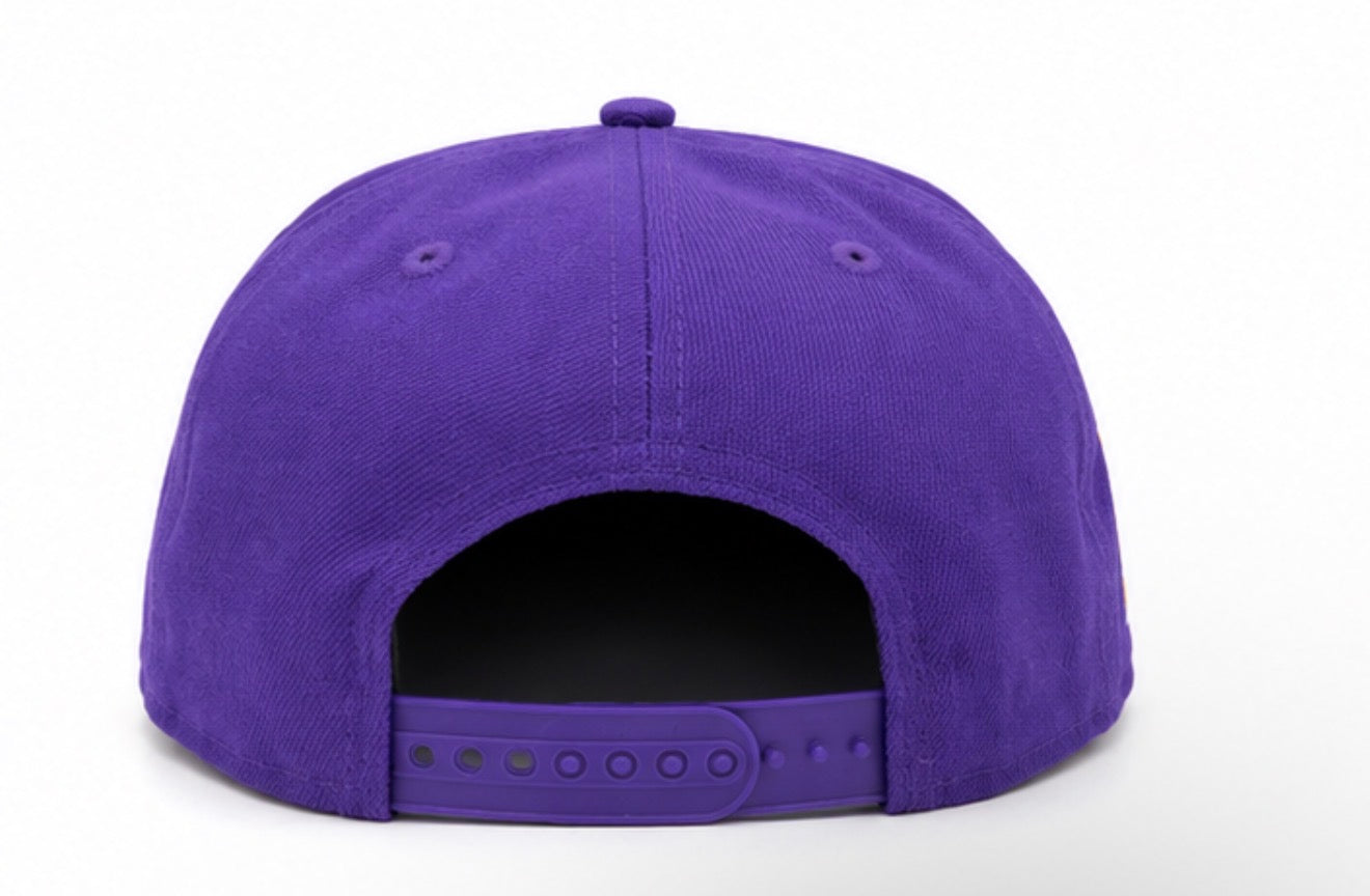 New Era Los Angeles Lakers 17x Championship Snapback Hats 'Purple'