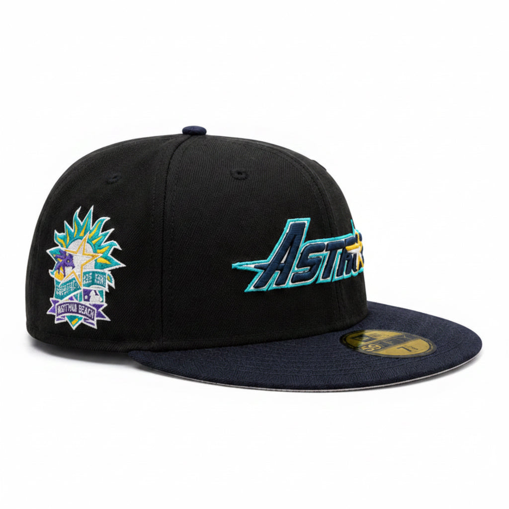 New Era Houston Astros Fitted Hats 'Black'