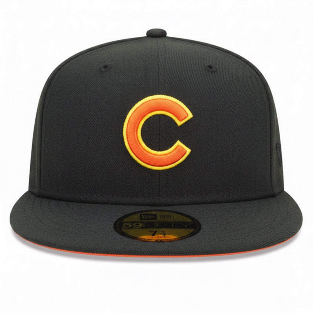 New Era Chicago Cubs Wrigley Field Fitted Hat 'Black'