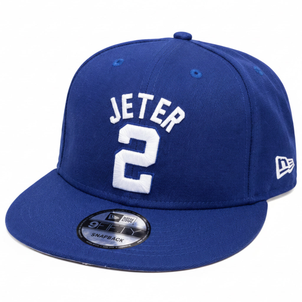 New Era Jeter 2 Snapback Hat 'Blue/Pink'