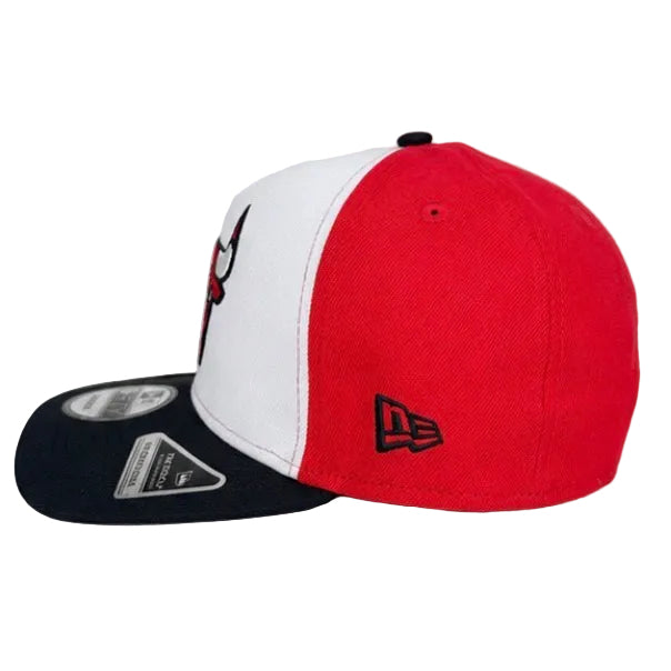 New Era Chicago Bulls A-Frame Snapback Hat 'Red/Black'