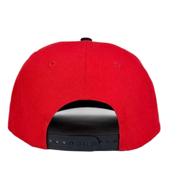 New Era Chicago Bulls A-Frame Snapback Hat 'Red/Black'