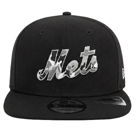 New Era New York Mets A-Frame Snapback Hat 'Black'