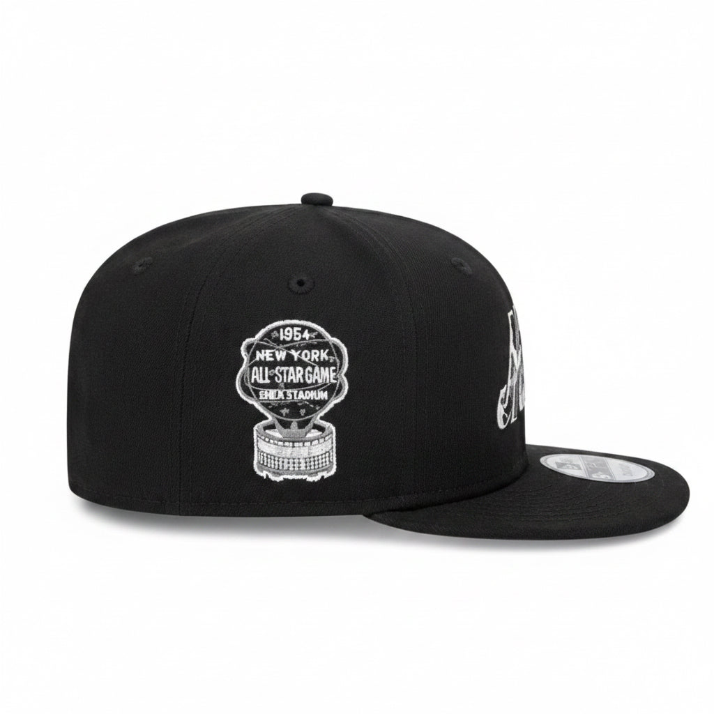 New Era New York Mets A-Frame Snapback Hat 'Black'