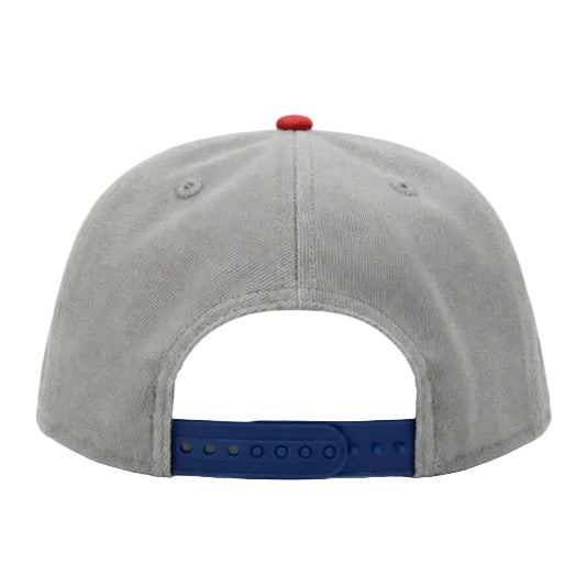 New Era Chicago Bulls A-Frame Snapback Hat 'White/Blue'