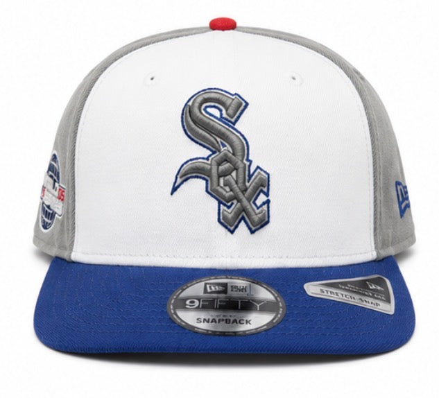 New Era Chicago White Sox A-Frame Snapback Hat 'White/Blue'