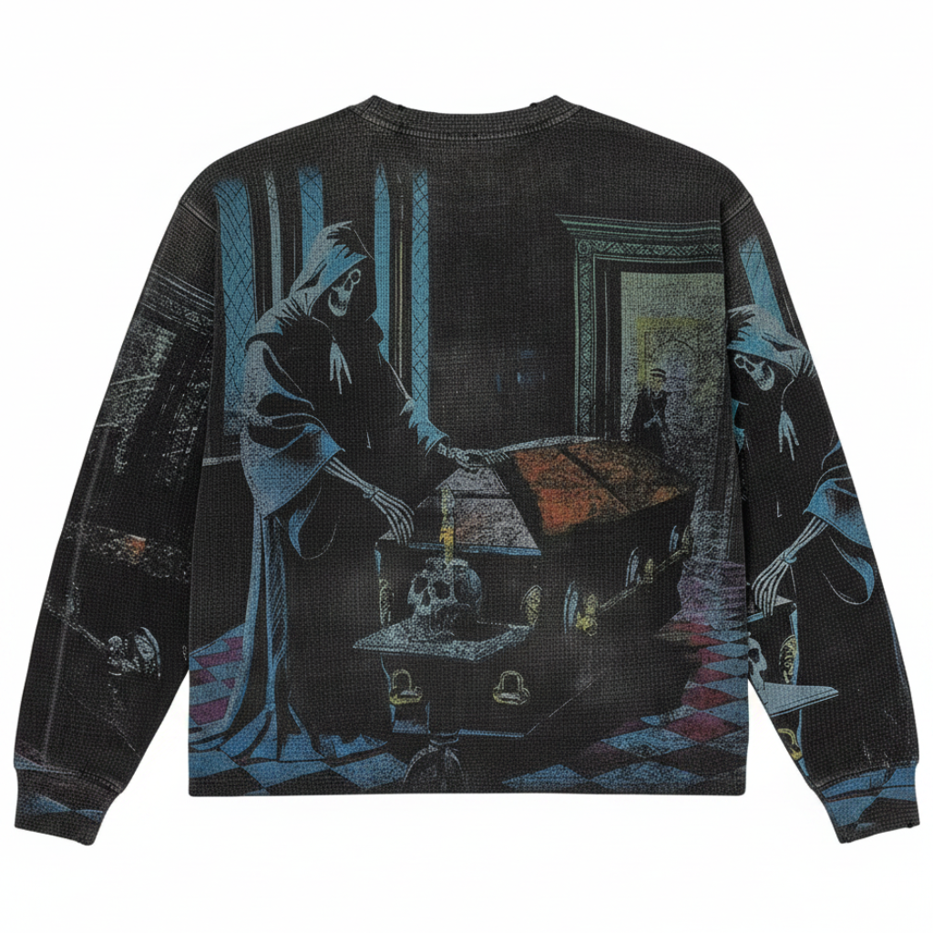 Vale Forever Rip Thermal T-Shirts 'Black'