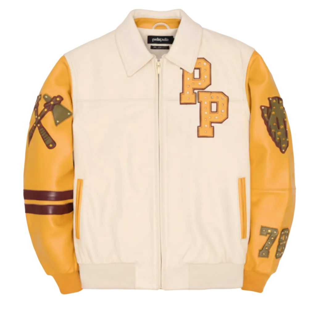 Pelle Pelle Renegade Jackets "Cream/Yellow"