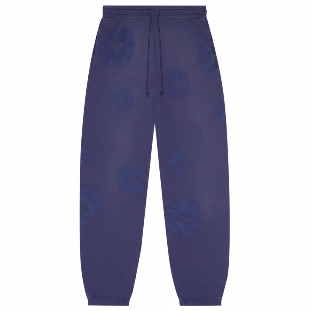 Denim Tears Mono Cotton Wreath Sweatpants 'Washed Blue'