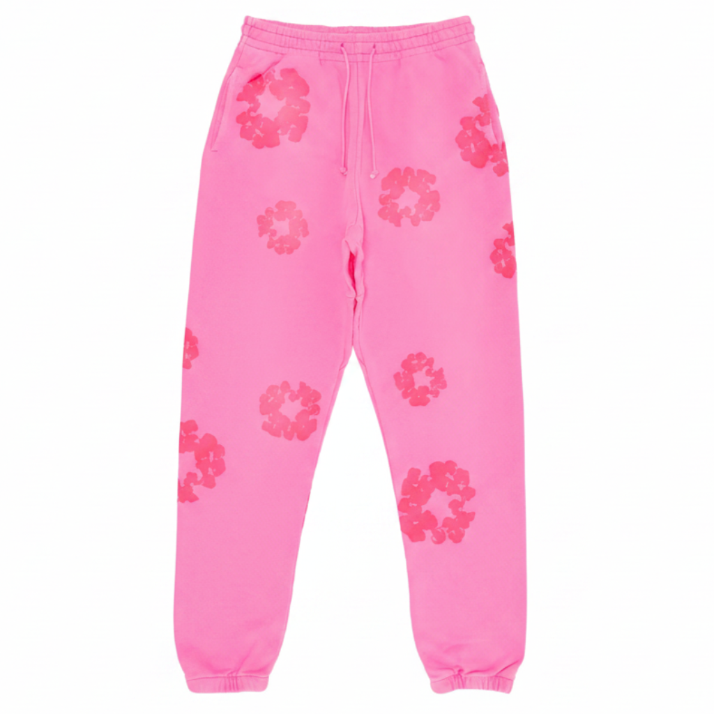 Denim Tears Mono Cotton Wreath Sweatpants 'Pink'