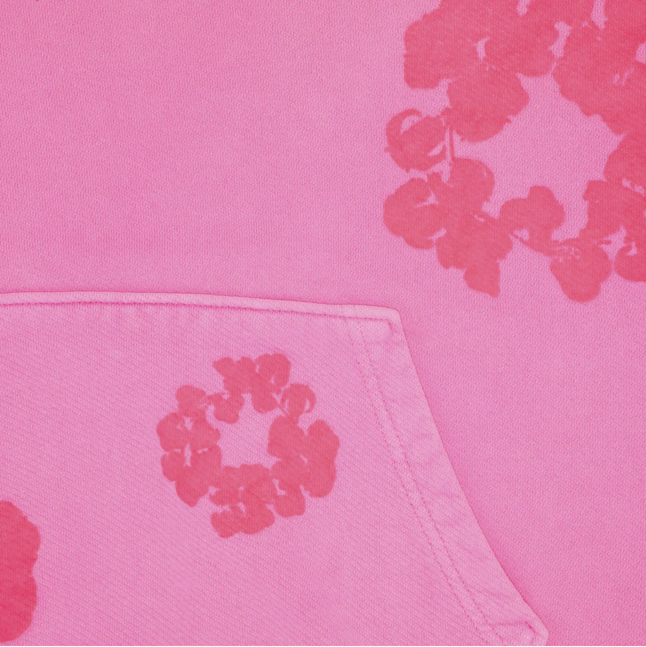 Denim Tears Mono Cotton Wreath Hoodies 'Pink'