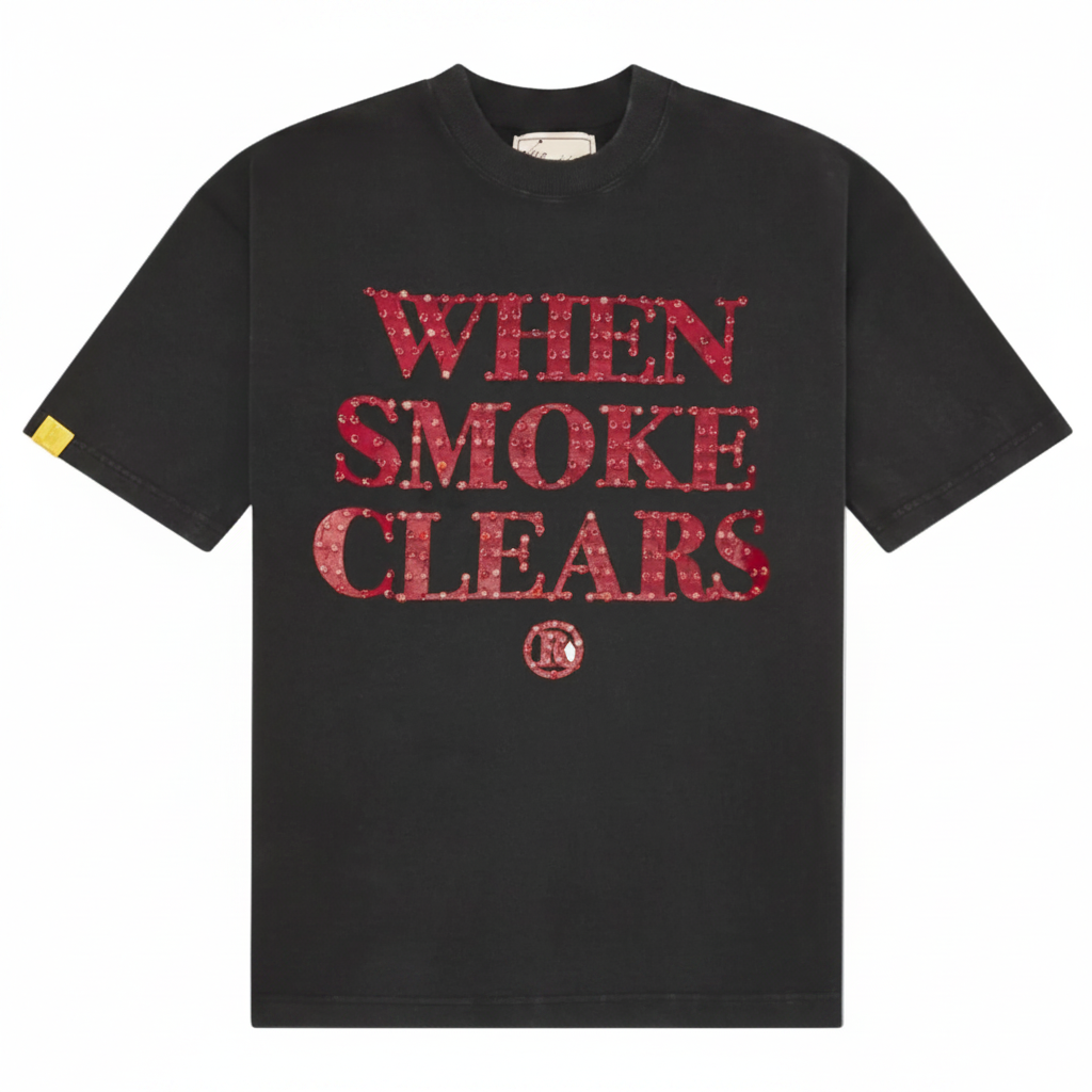 When Smoke Clears T-Shirts "Diamond /Black-Red"