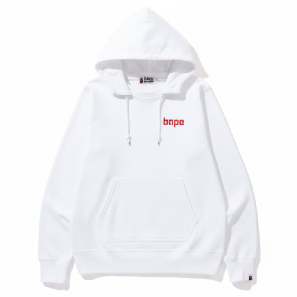 Bape Pullover Hoodies 'White'