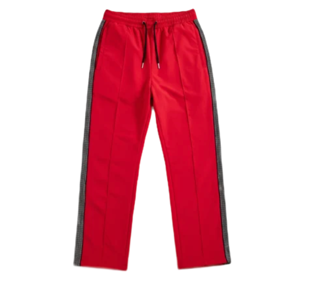Kindred Nylon Track Pants 'Red Black'