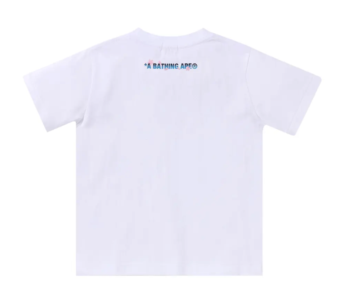 Bape Sakura Photo Ape Head T-Shirts 'White'