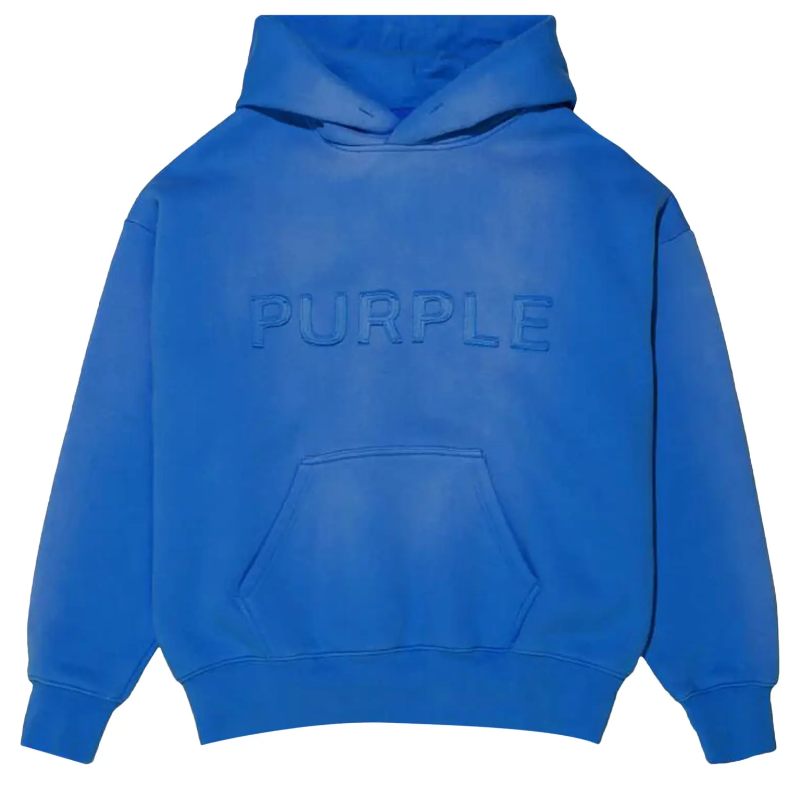 PURPLE BRAND HWT Fleece Pullover Hoodies 'Blue'