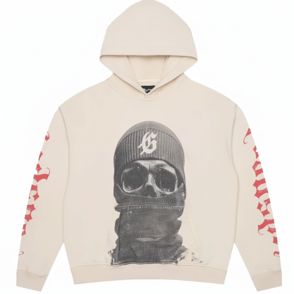 Godspeed Mens Balaclava Szn Hoodies 'Bone'