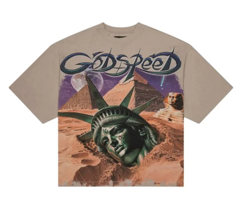 Godspeed Mother Cairo T-Shirts 'Stone Grey'