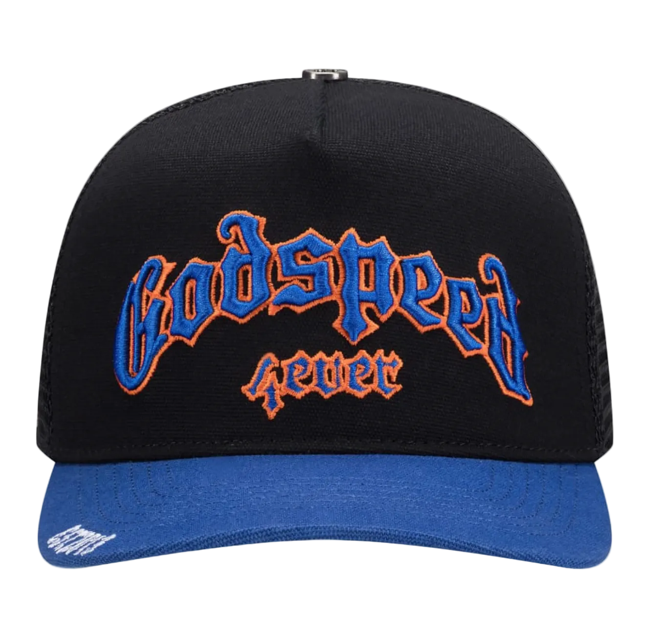 Godspeed Forever Trucker Hats 'Black/Blue/Orange'