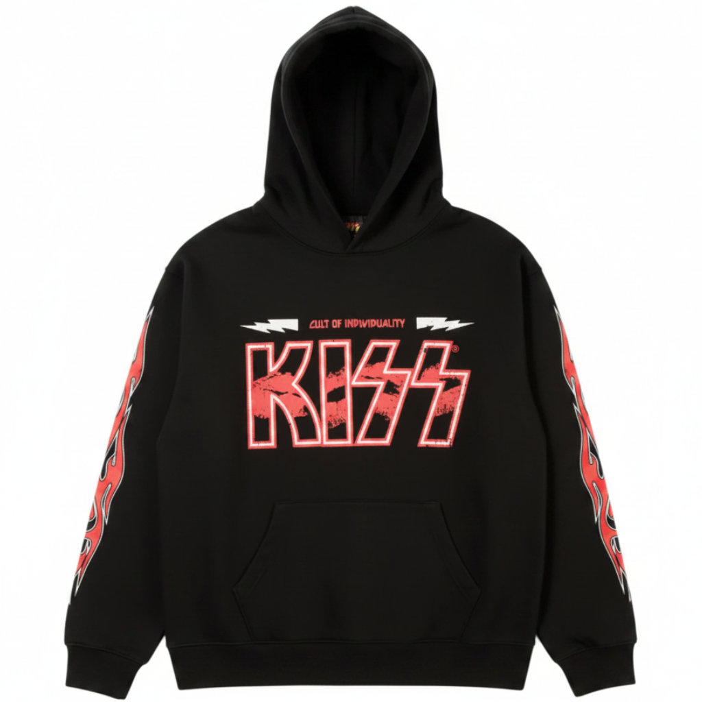 Cult Of Individuality Kiss Hoodies "Black-Red"