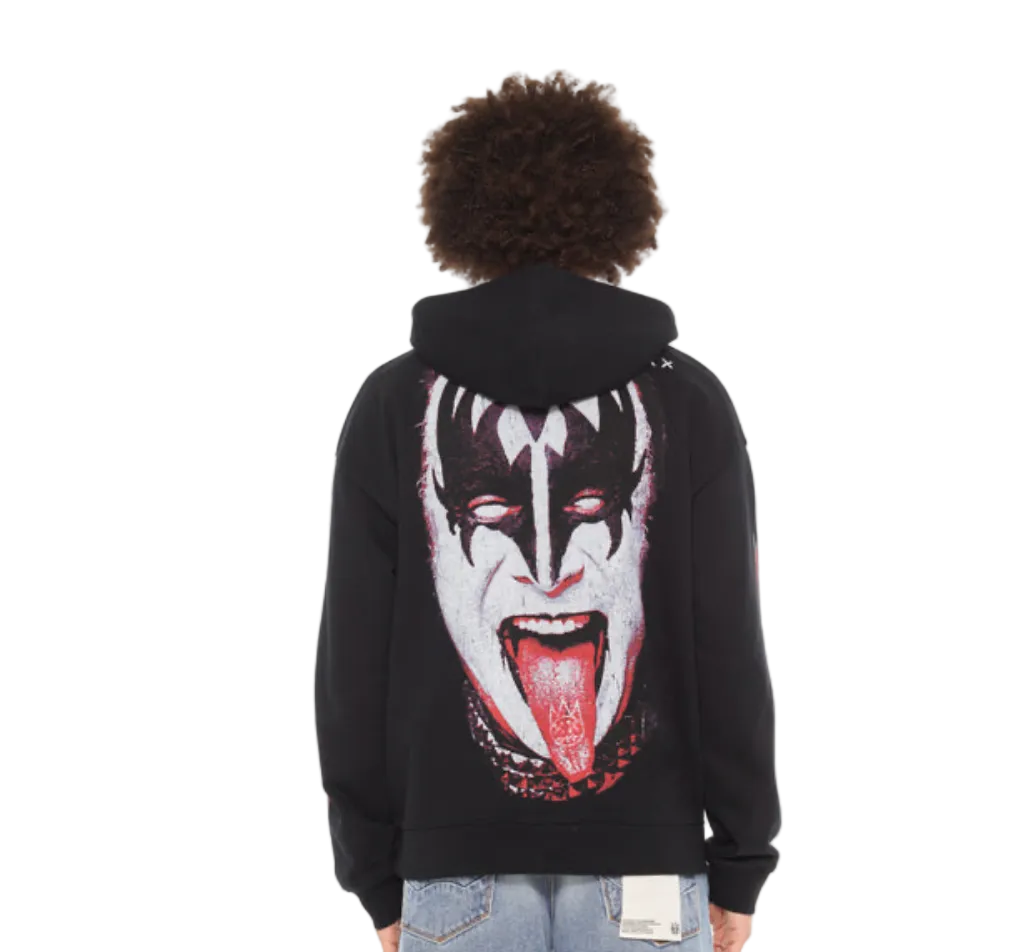 Cult Of Individuality Kiss Hoodies "Black-Red"